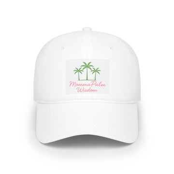 Momma Palm Wisdom Baseball Cap — Tropical Palm Tree Logo Hat