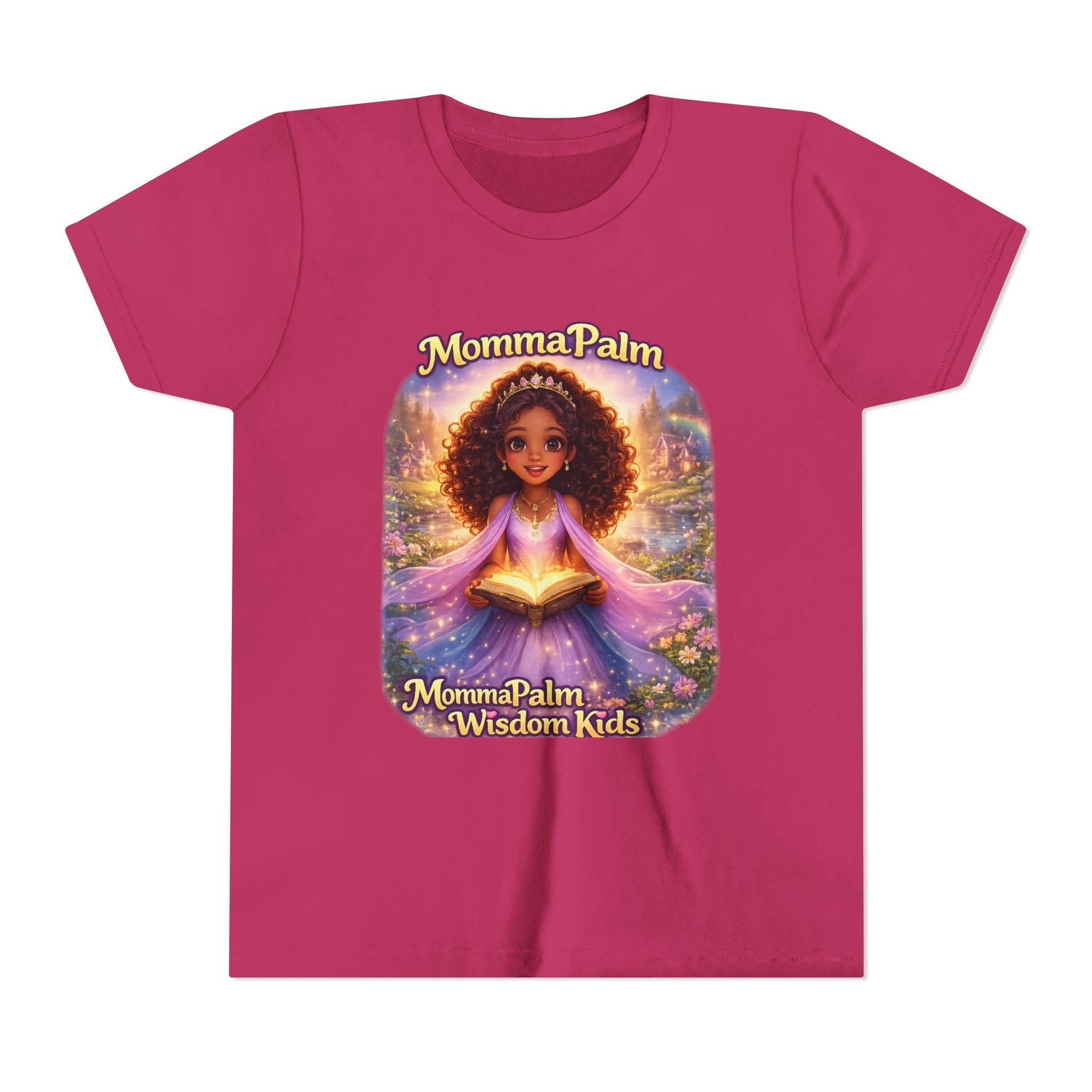Youth Unisex Tee — "Momma Palm Wisdom Kids" Magical Graphic Shirt