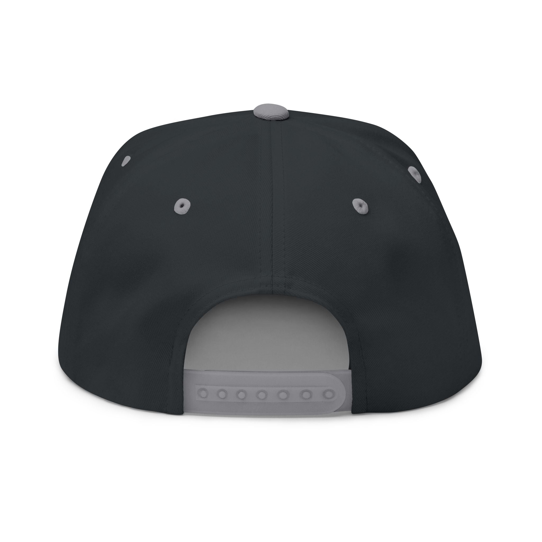 Flat Bill Cap — Embroidered Palm Tree "Tropical Vibes" Snapback