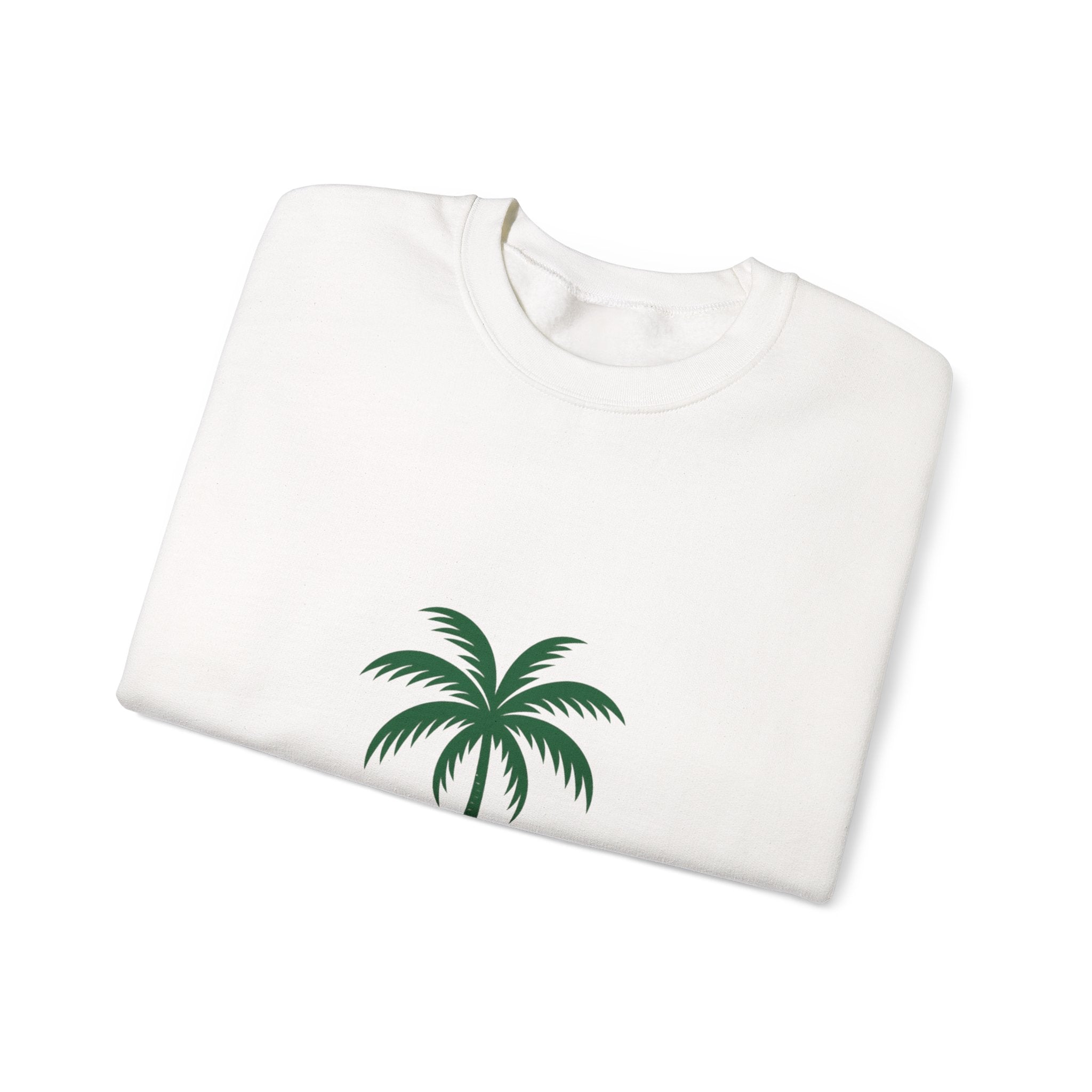 Palm Tree Crewneck Sweatshirt — MommaPalm Wisdom Graphic