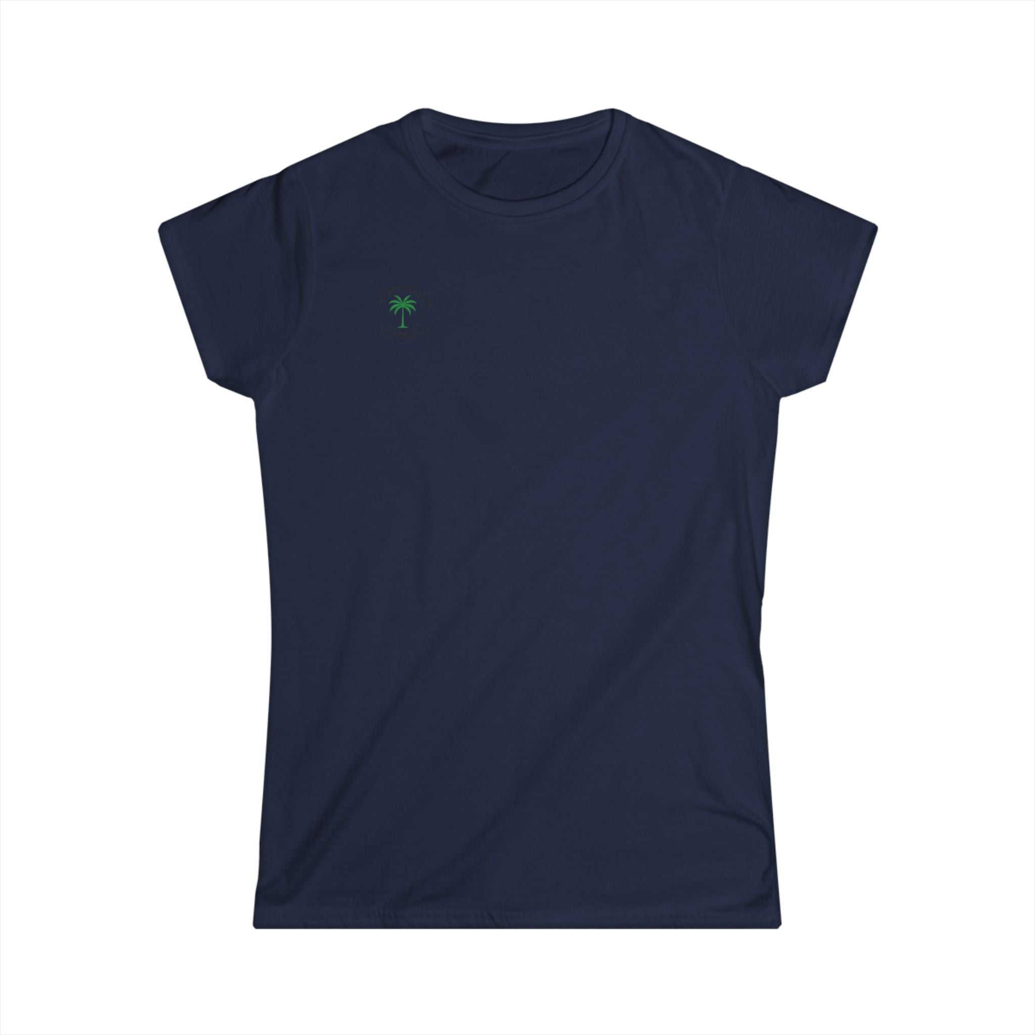 Women’s Tee — Small Palm Tree Graphic "Wish You Were Here"