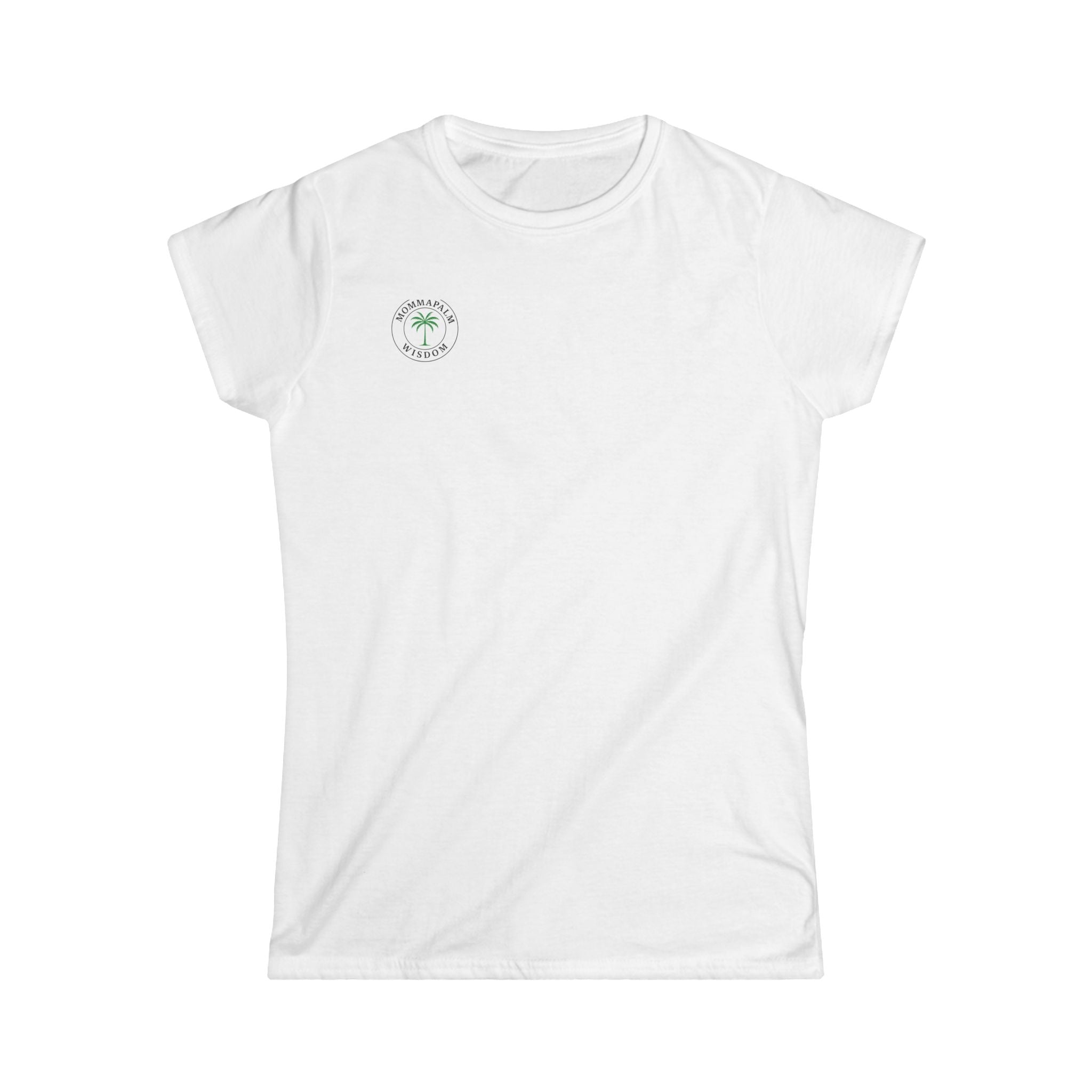Women’s Tee — Small Palm Tree Graphic "Wish You Were Here"