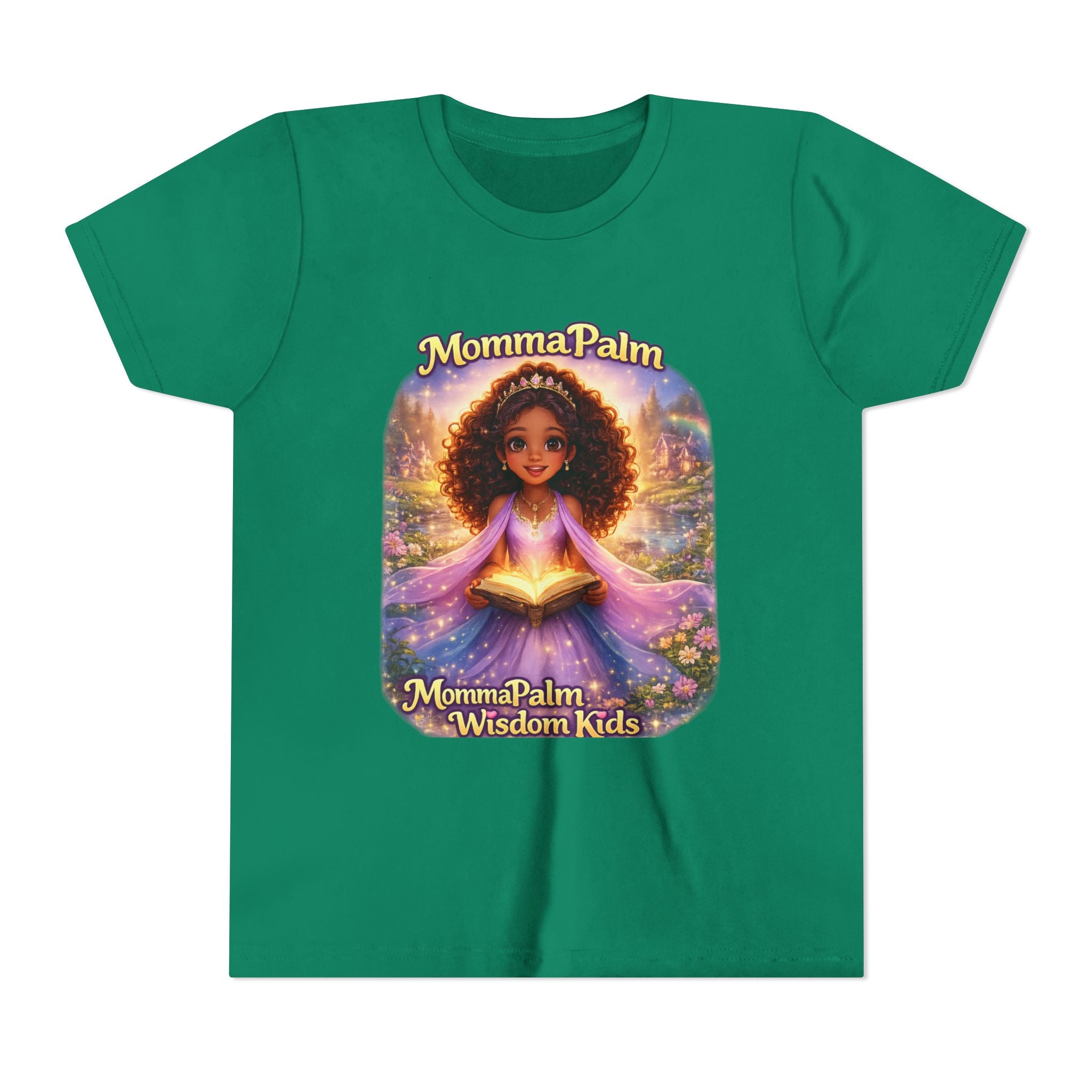 Youth Unisex Tee — "Momma Palm Wisdom Kids" Magical Graphic Shirt