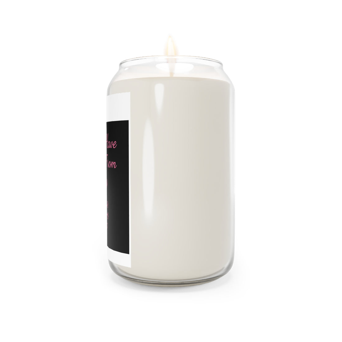 Soy Scented Candle — “What I Have Learned From Living” Inspirational Jar Candle (13.75oz)