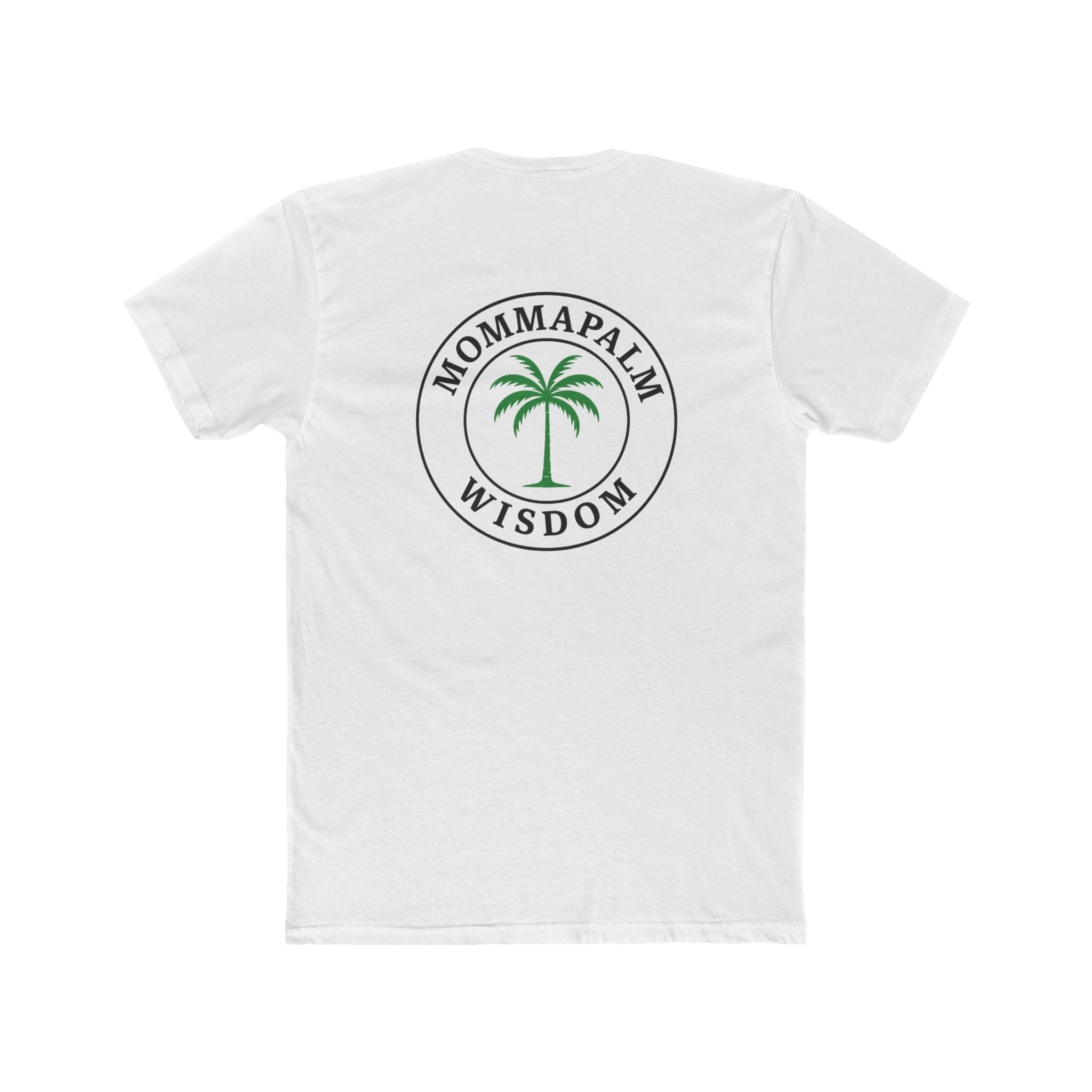 MommaPalm Wisdom T‑Shirt — Palm Tree Logo Tee