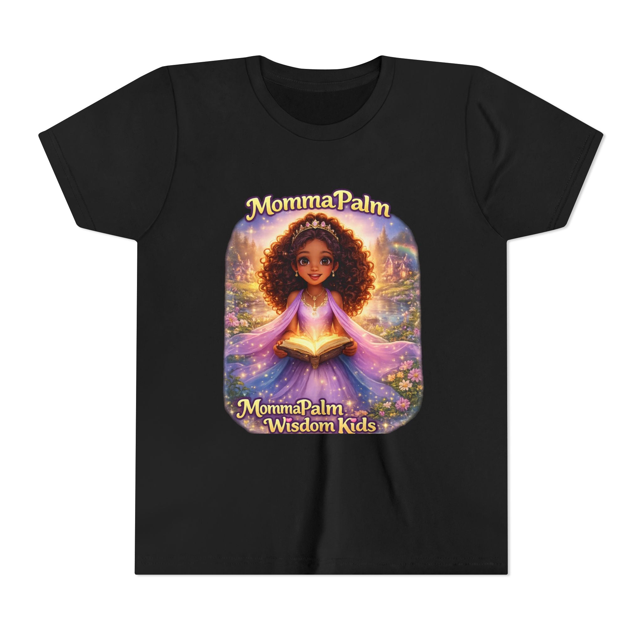 Youth Unisex Tee — "Momma Palm Wisdom Kids" Magical Graphic Shirt