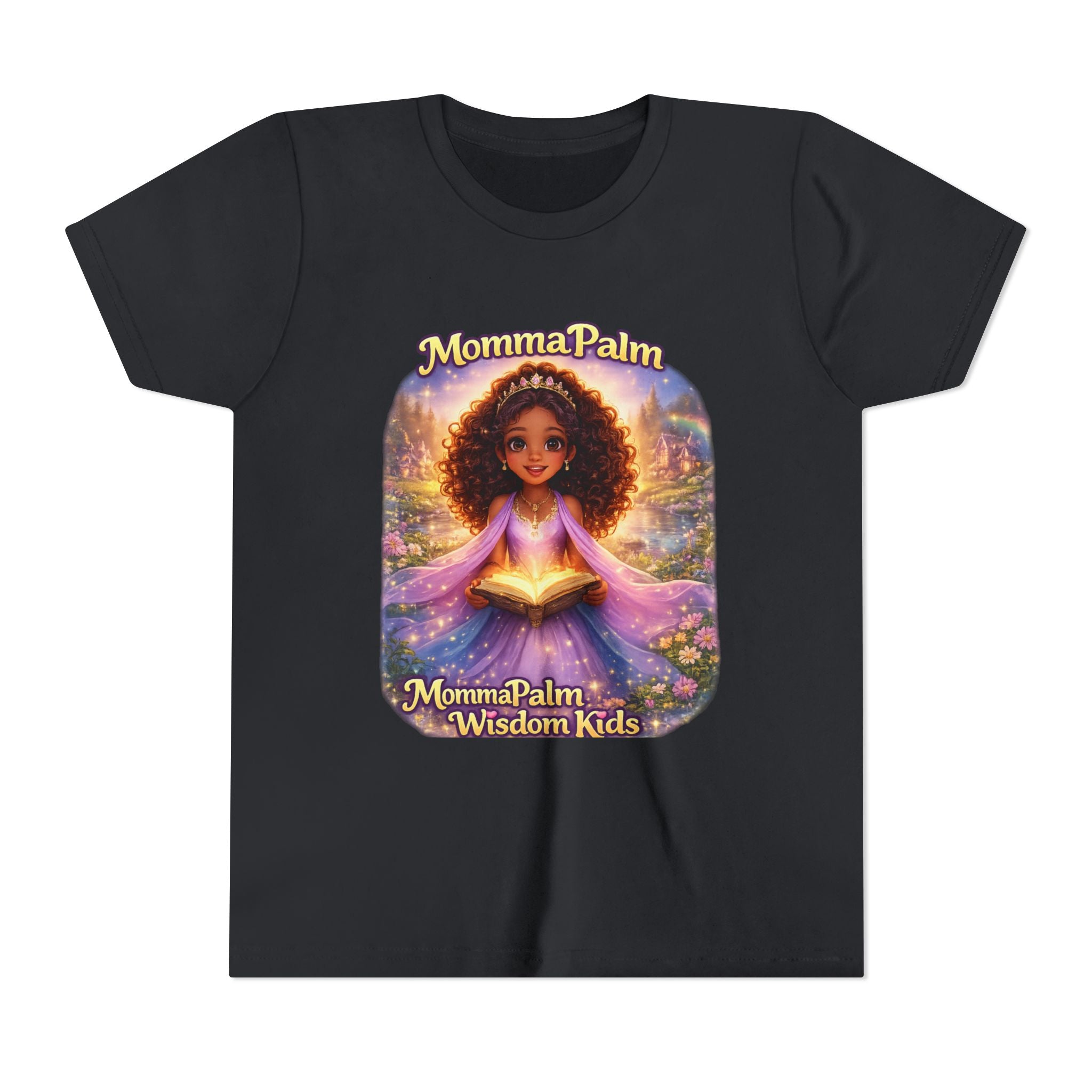 Youth Unisex Tee — "Momma Palm Wisdom Kids" Magical Graphic Shirt
