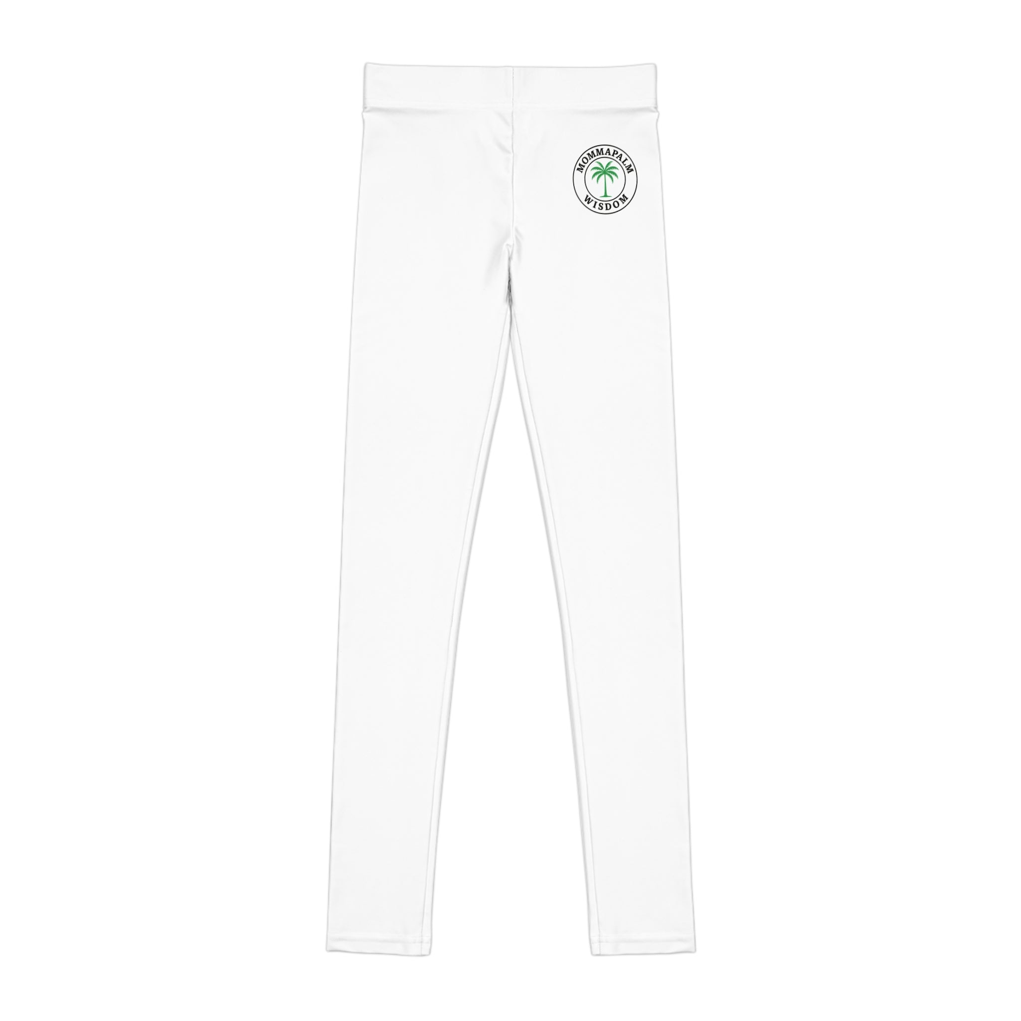 Youth Leggings — Tropical Palm Logo Kids Activewear