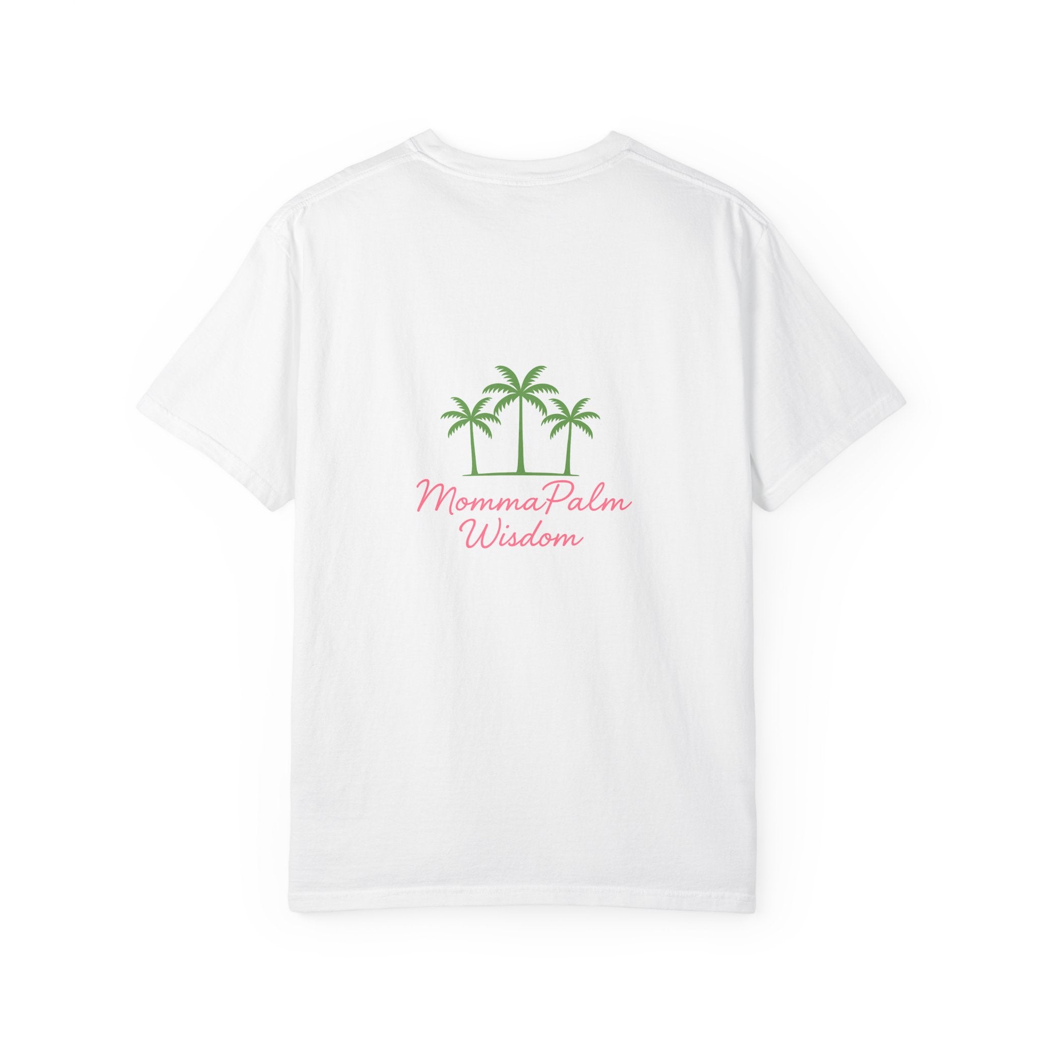 T-Shirt — "Momma Palm Wisdom" Palm Tree Graphic Tee