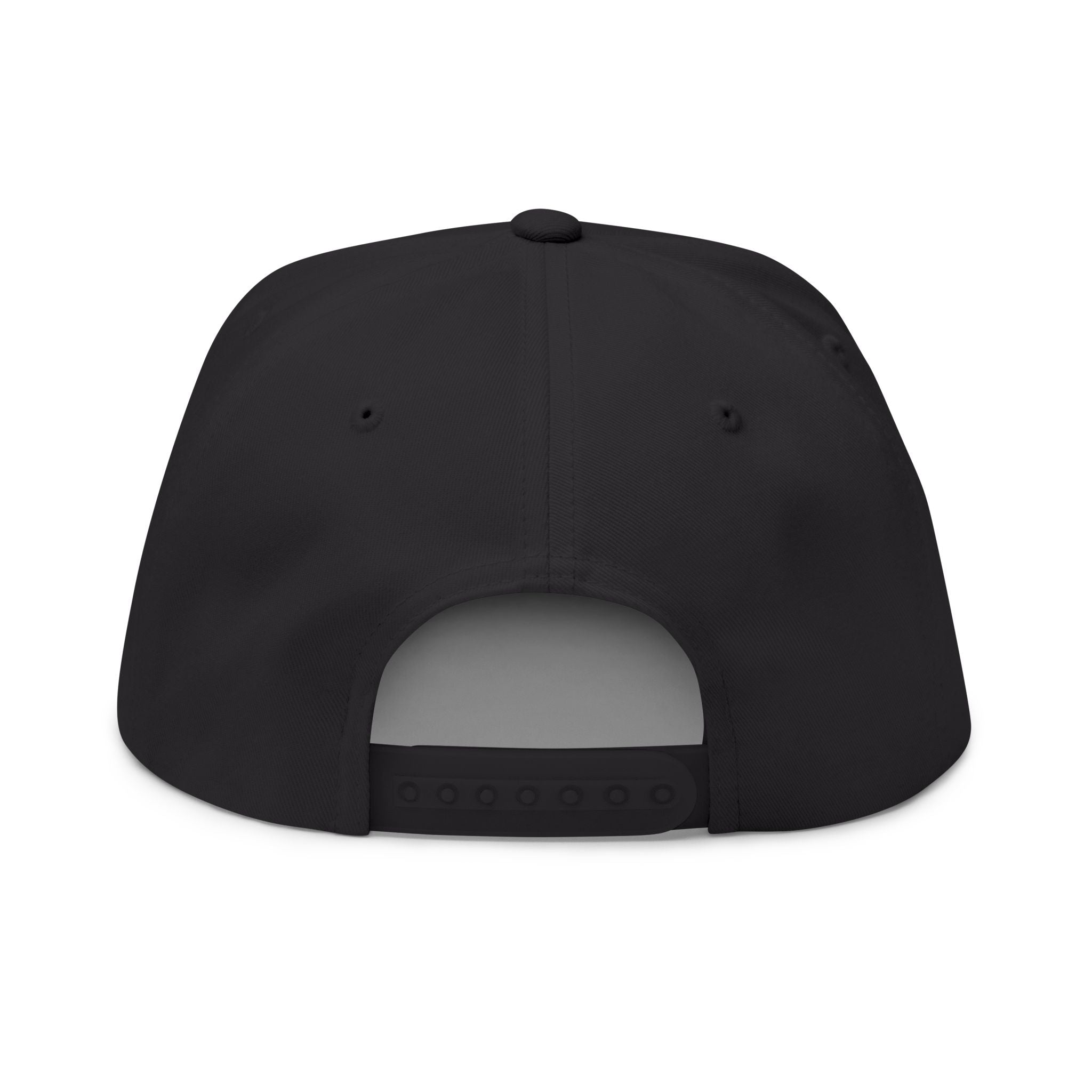 Flat Bill Cap — Embroidered Palm Tree "Tropical Vibes" Snapback