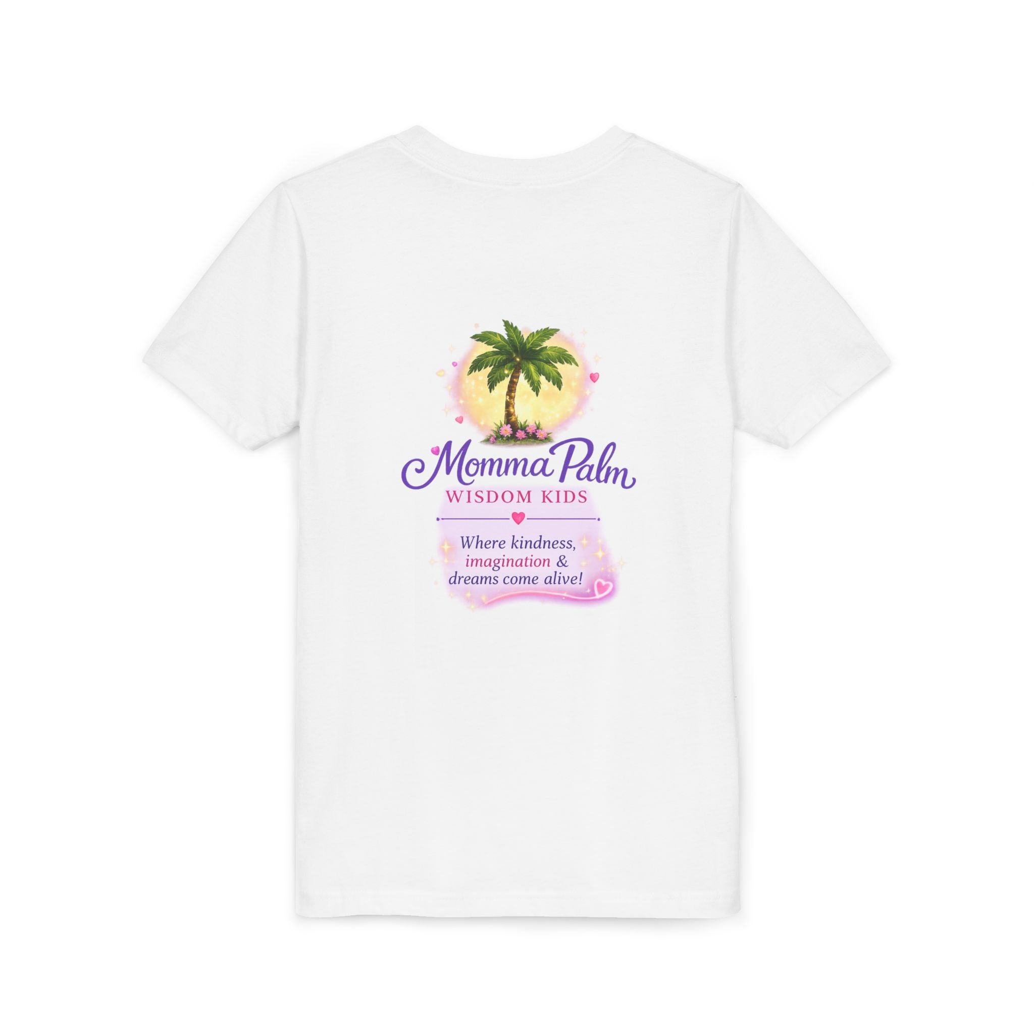 Youth Unisex Tee — "Momma Palm Wisdom Kids" Magical Graphic Shirt