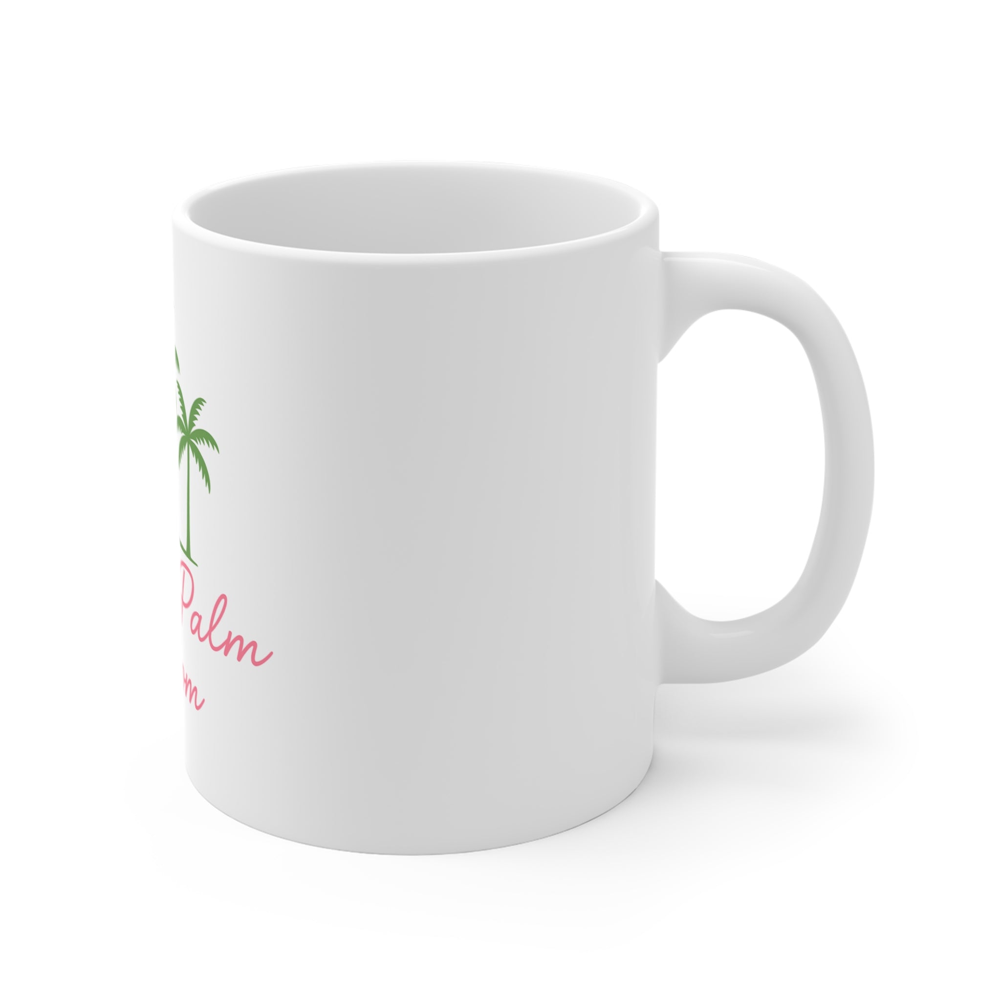Momma Palm Wisdom 11oz Coffee Mug — Tropical Palm Tree Mom Gift