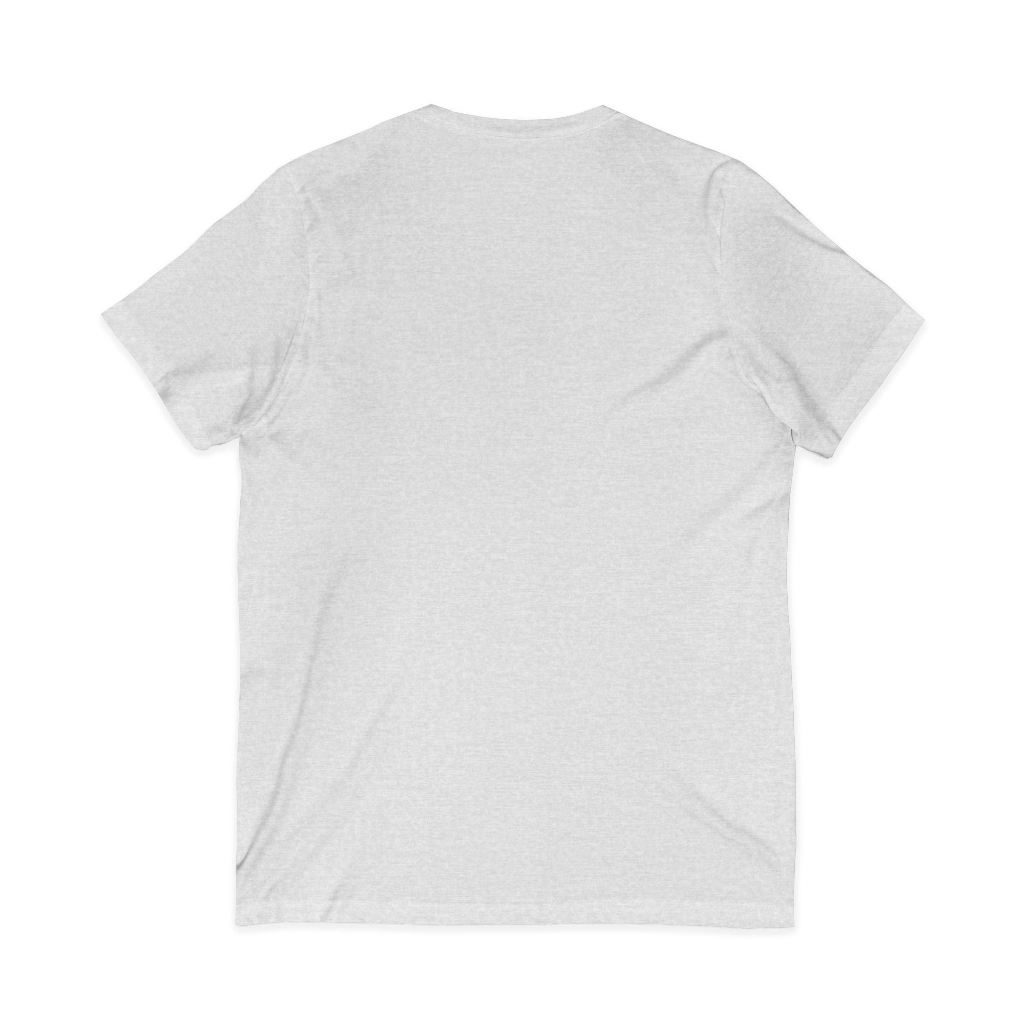 Palm Momma V‑Neck Tee — 'Momma Palm Wisdom' Tropical Cotton Shirt