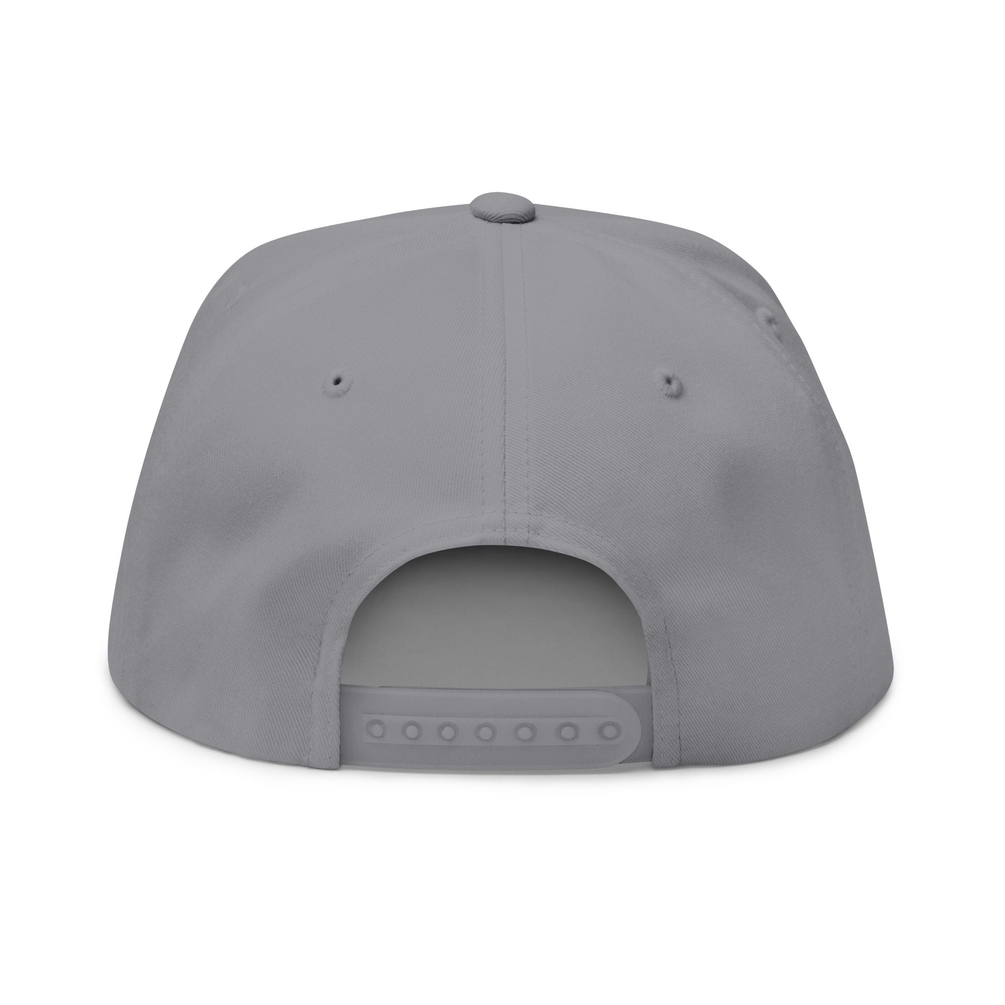 Flat Bill Cap — Embroidered Palm Tree "Tropical Vibes" Snapback