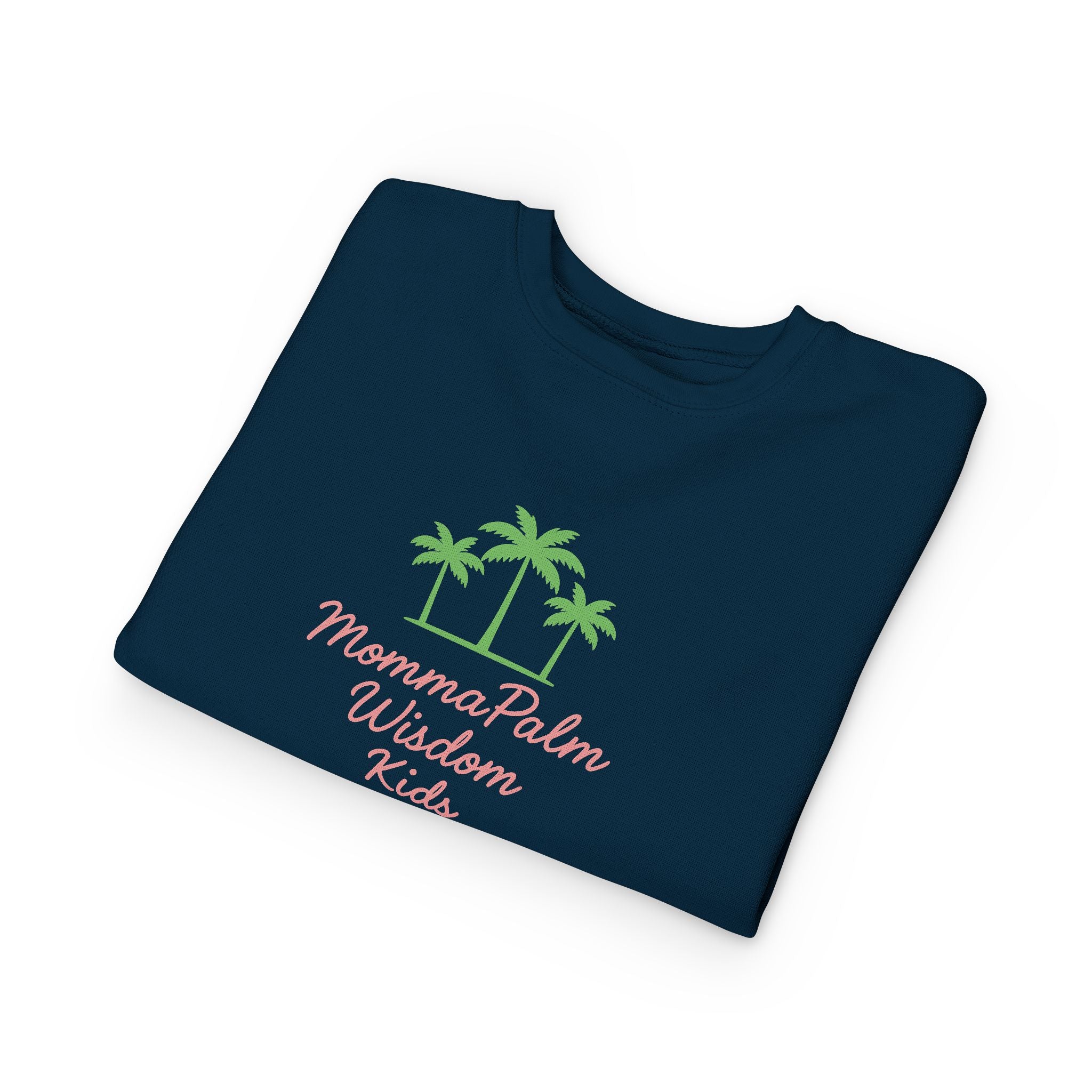 Toddler Sweatshirt - Momma Palm Wisdom Kids Palm Tree Crewneck