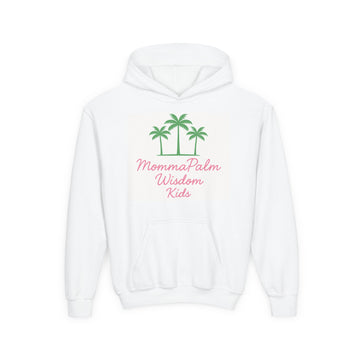Youth Hoodie — MommaPalm Wisdom Kids Palm Tree Logo Sweatshirt