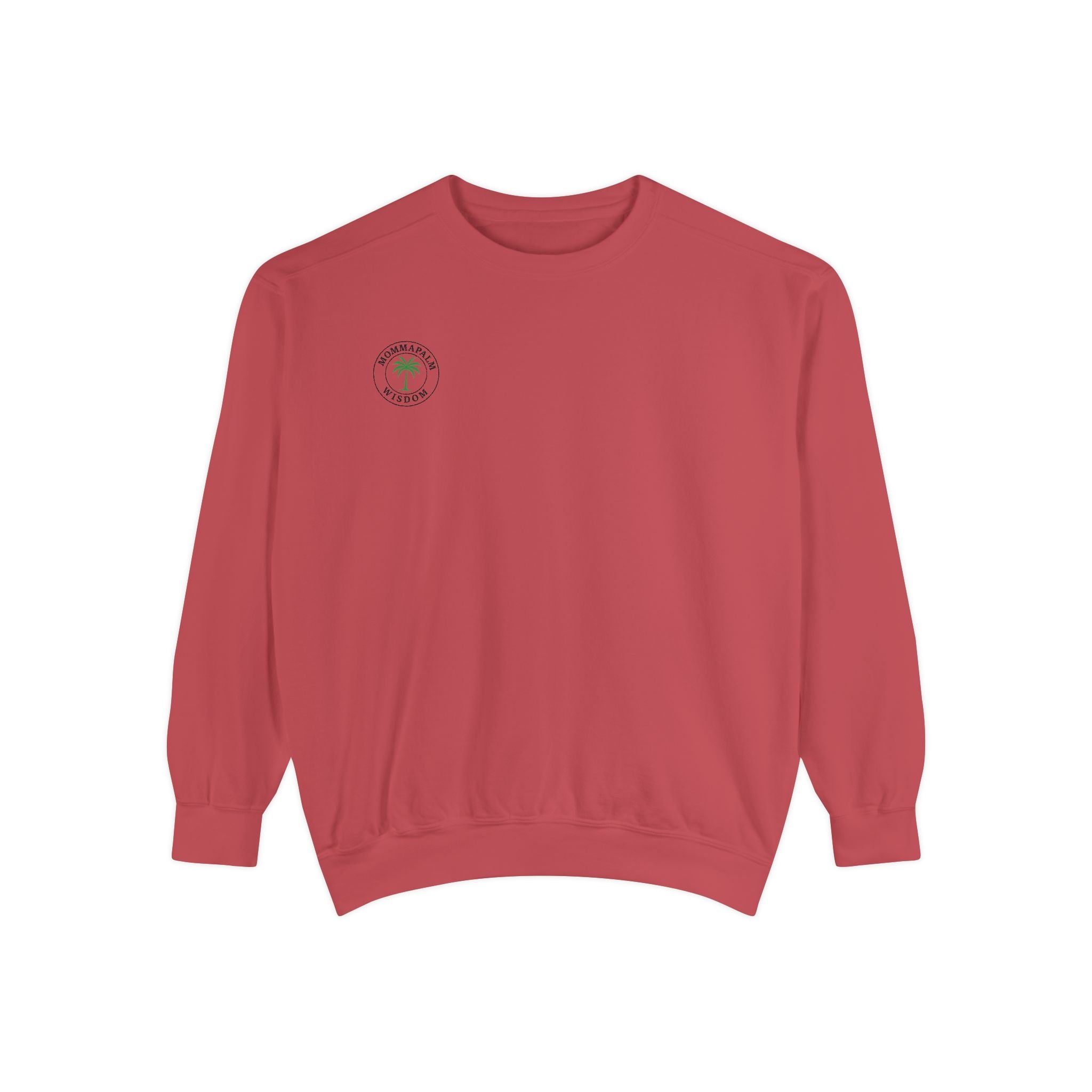 Palm Trio Sweatshirt — Tropical Palm Trees Graphic Crewneck
