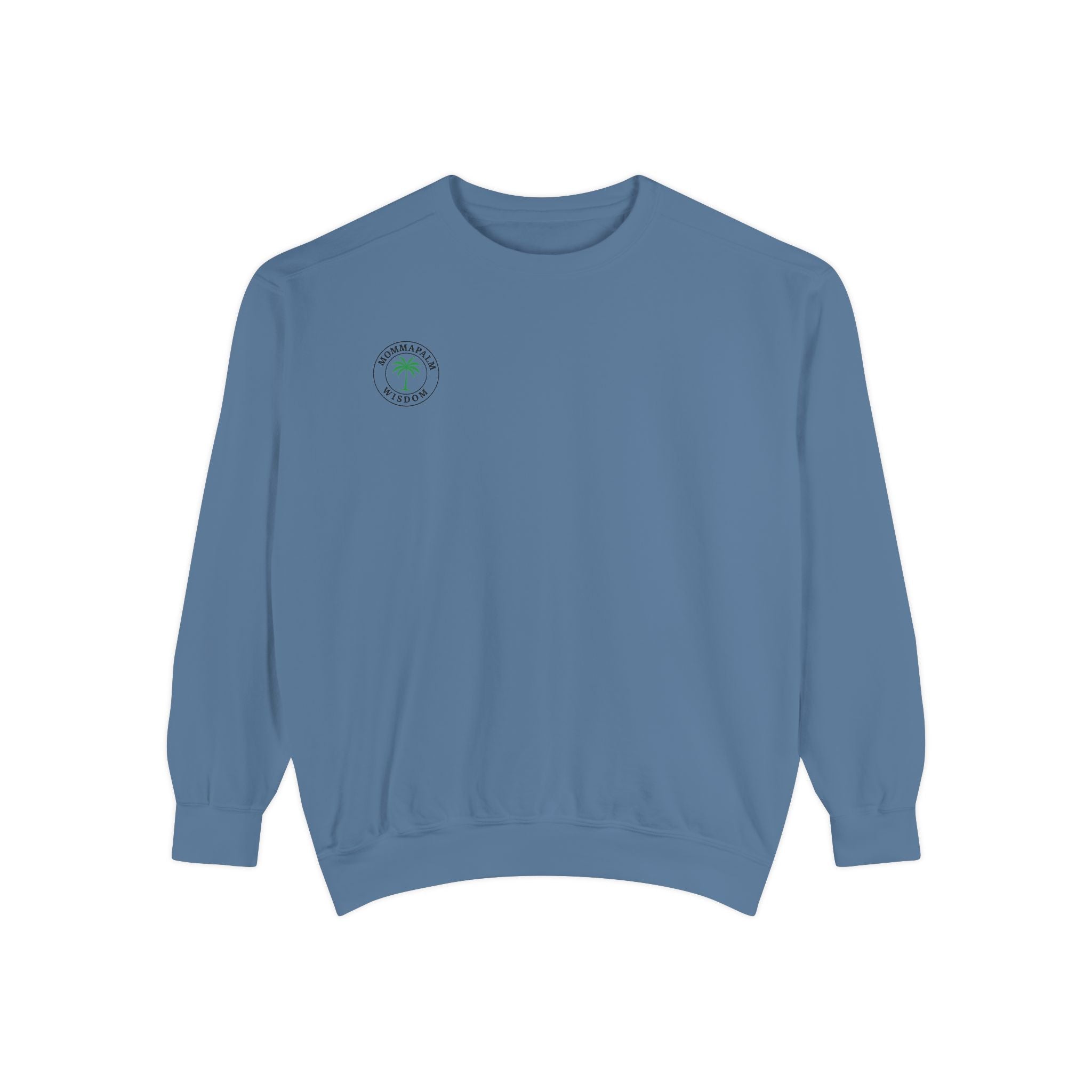 Palm Trio Sweatshirt — Tropical Palm Trees Graphic Crewneck