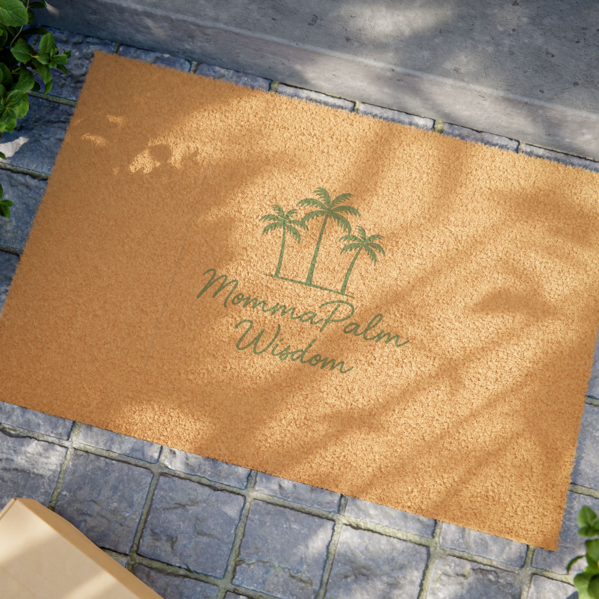 Doormat — 'Mermaid Kisses & Starfish Wishes' Tropical Coir Welcome Mat