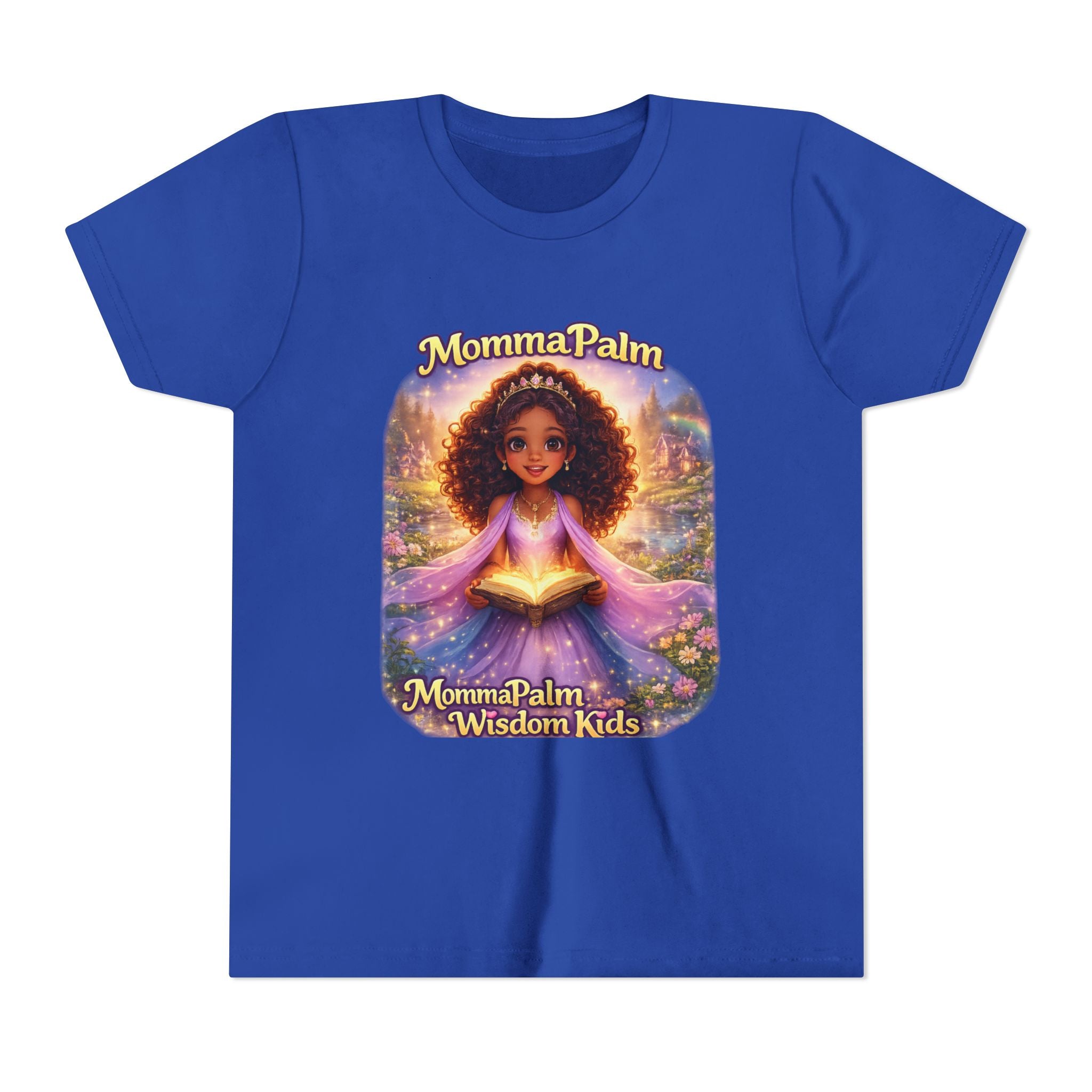 Youth Unisex Tee — "Momma Palm Wisdom Kids" Magical Graphic Shirt