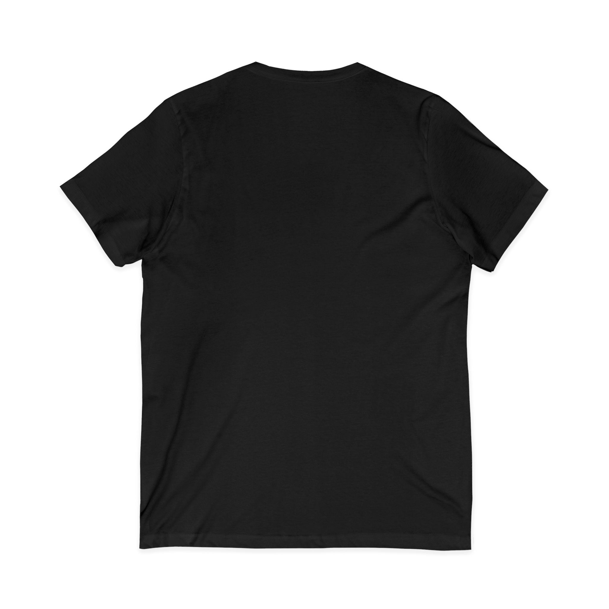 Palm Momma V‑Neck Tee — 'Momma Palm Wisdom' Tropical Cotton Shirt