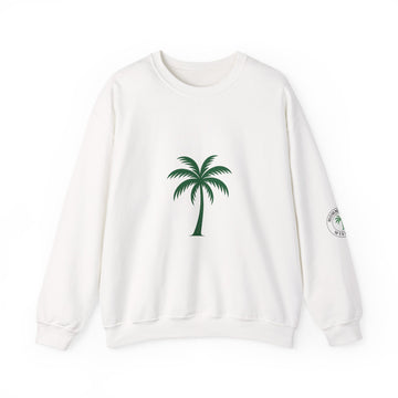 Palm Tree Crewneck Sweatshirt — MommaPalm Wisdom Graphic