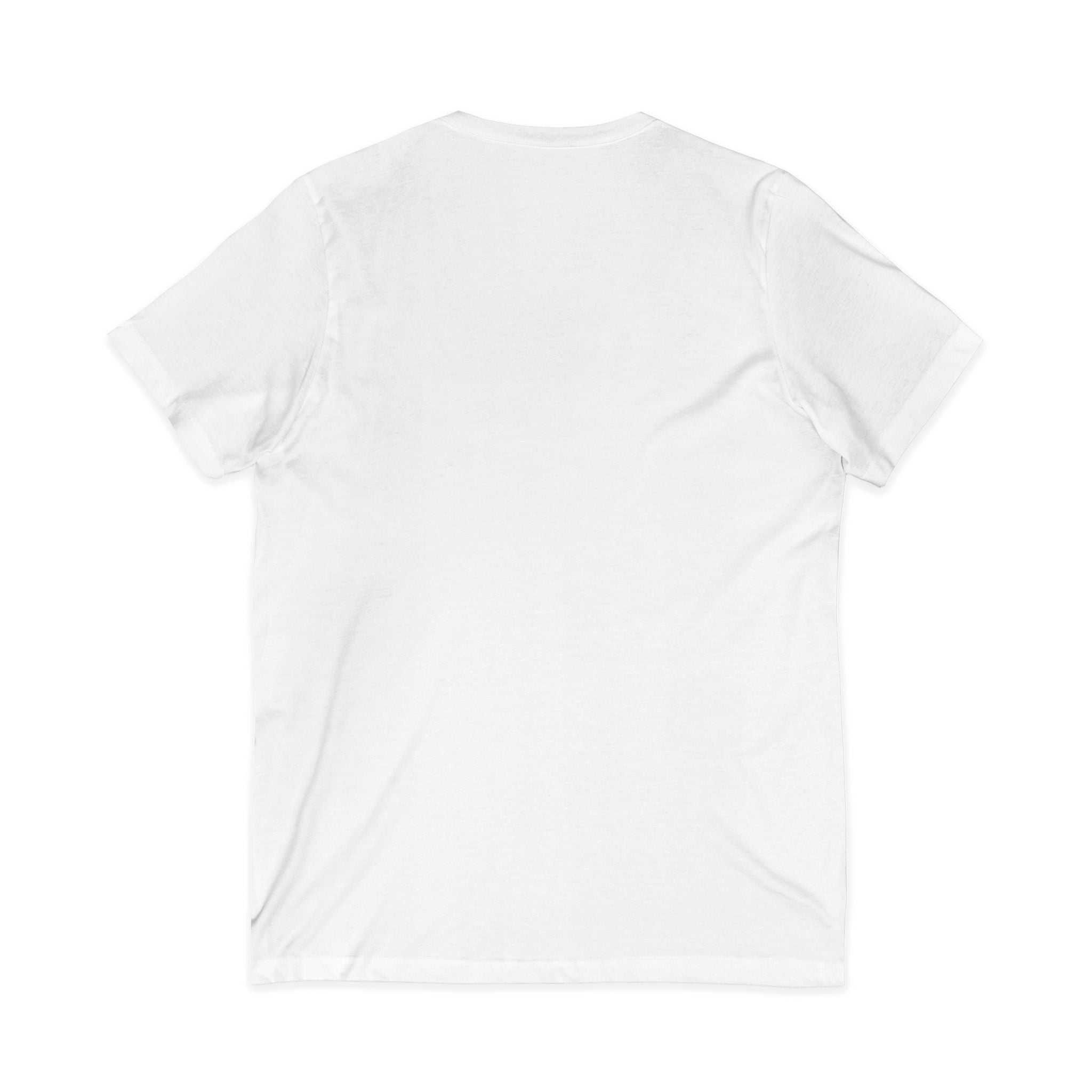Palm Momma V‑Neck Tee — 'Momma Palm Wisdom' Tropical Cotton Shirt
