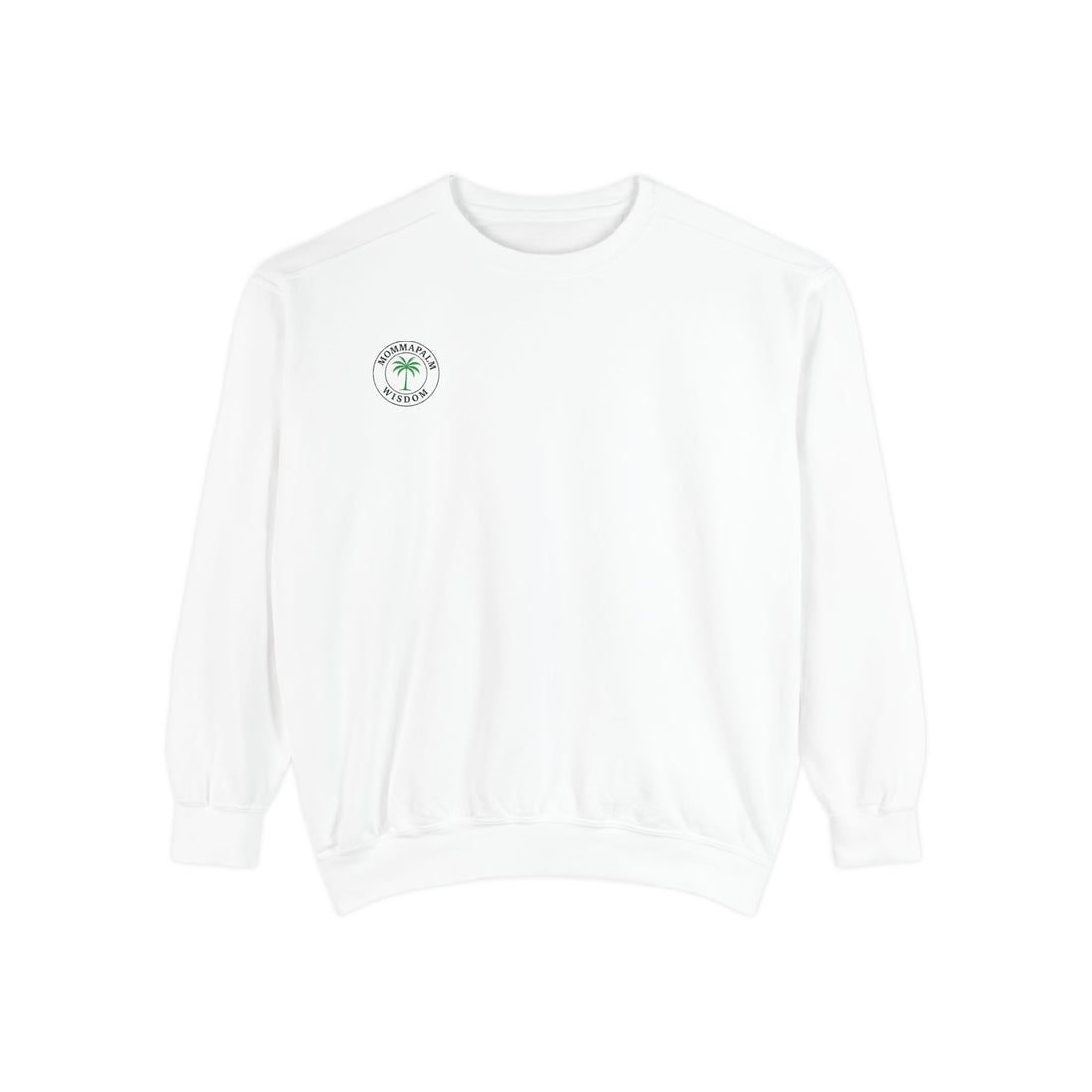 Palm Trio Sweatshirt — Tropical Palm Trees Graphic Crewneck
