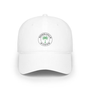Baseball Cap — "Momma Palm Wisdom" Palm Tree Embroidered Low Profile Hat