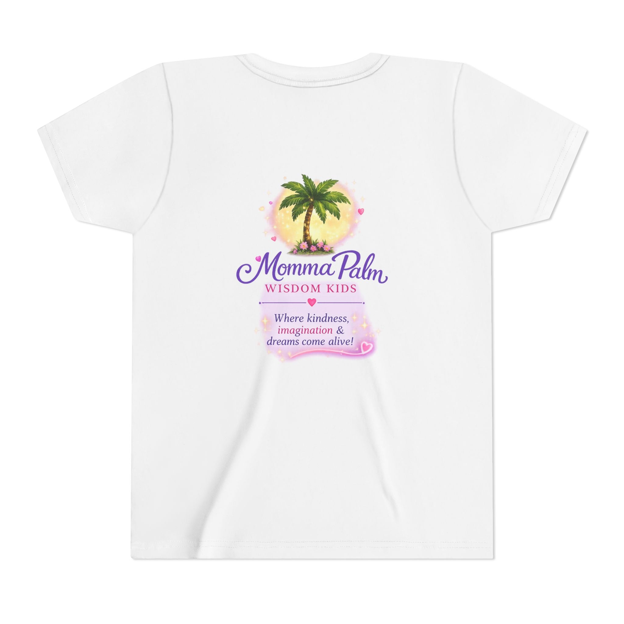 Youth Unisex Tee — "Momma Palm Wisdom Kids" Magical Graphic Shirt