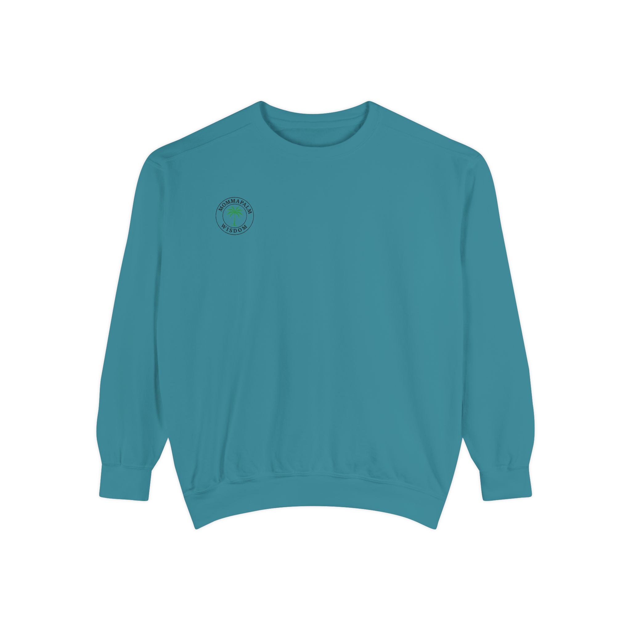 Palm Trio Sweatshirt — Tropical Palm Trees Graphic Crewneck