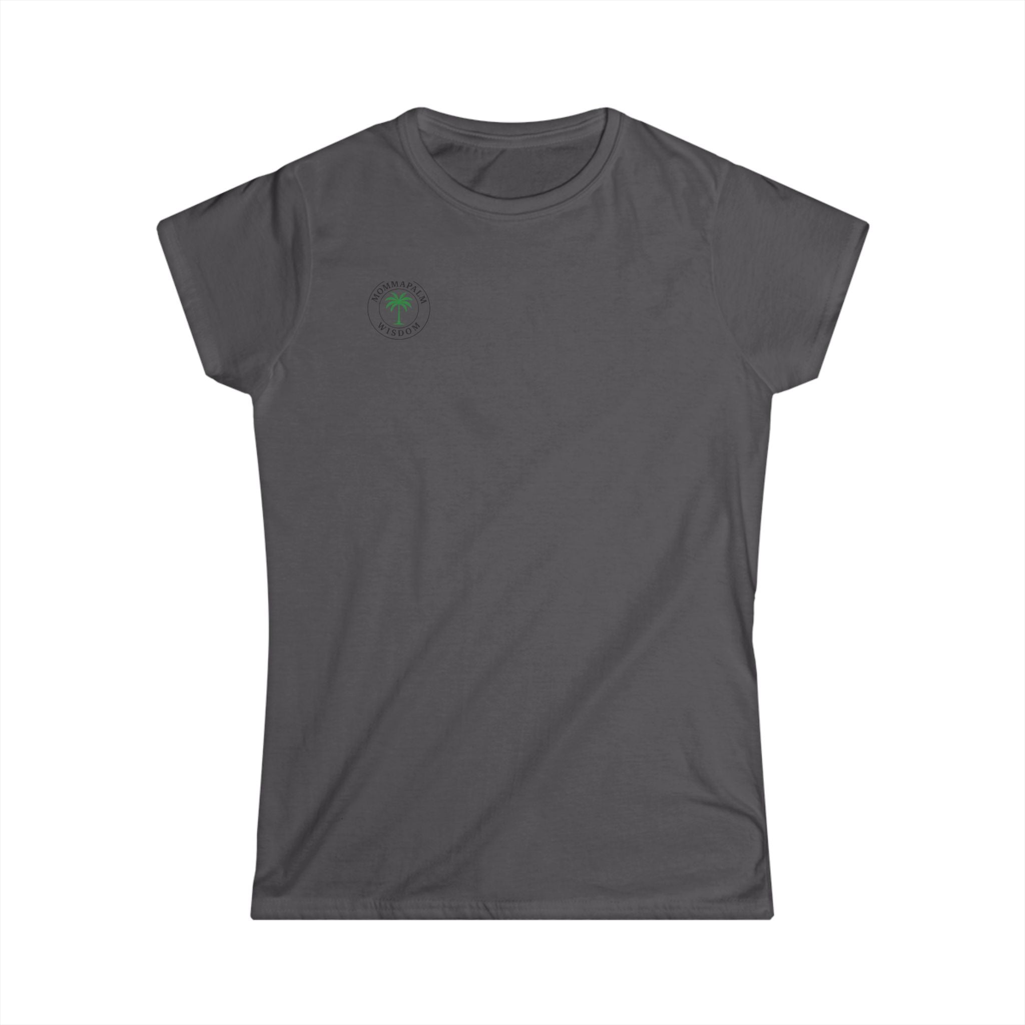 Women’s Tee — Small Palm Tree Graphic "Wish You Were Here"