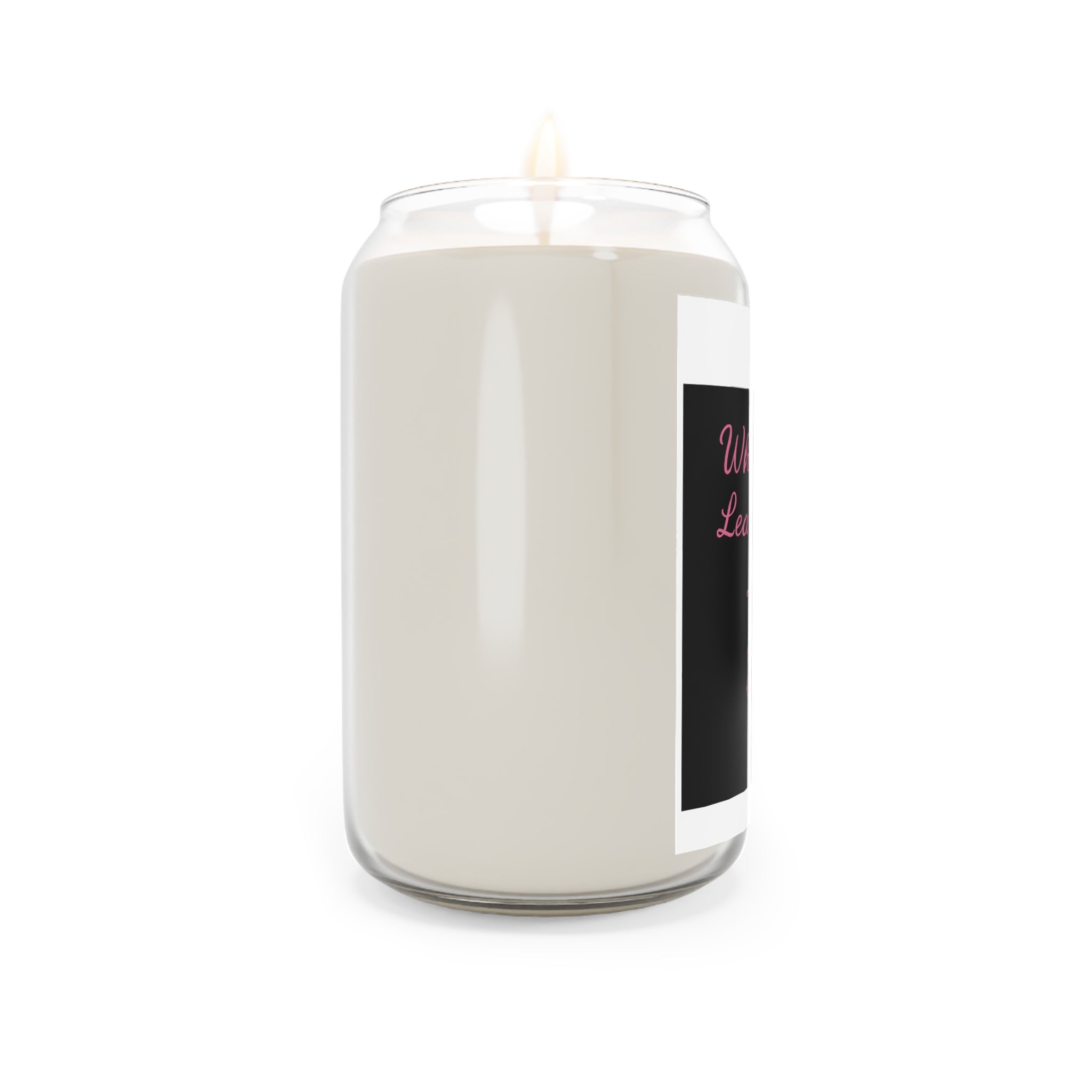 Soy Scented Candle — “What I Have Learned From Living” Inspirational Jar Candle (13.75oz)