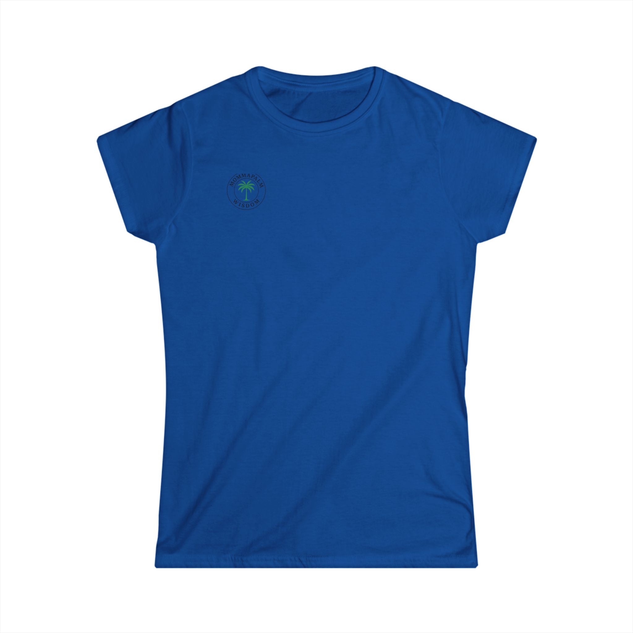 Women’s Tee — Small Palm Tree Graphic "Wish You Were Here"