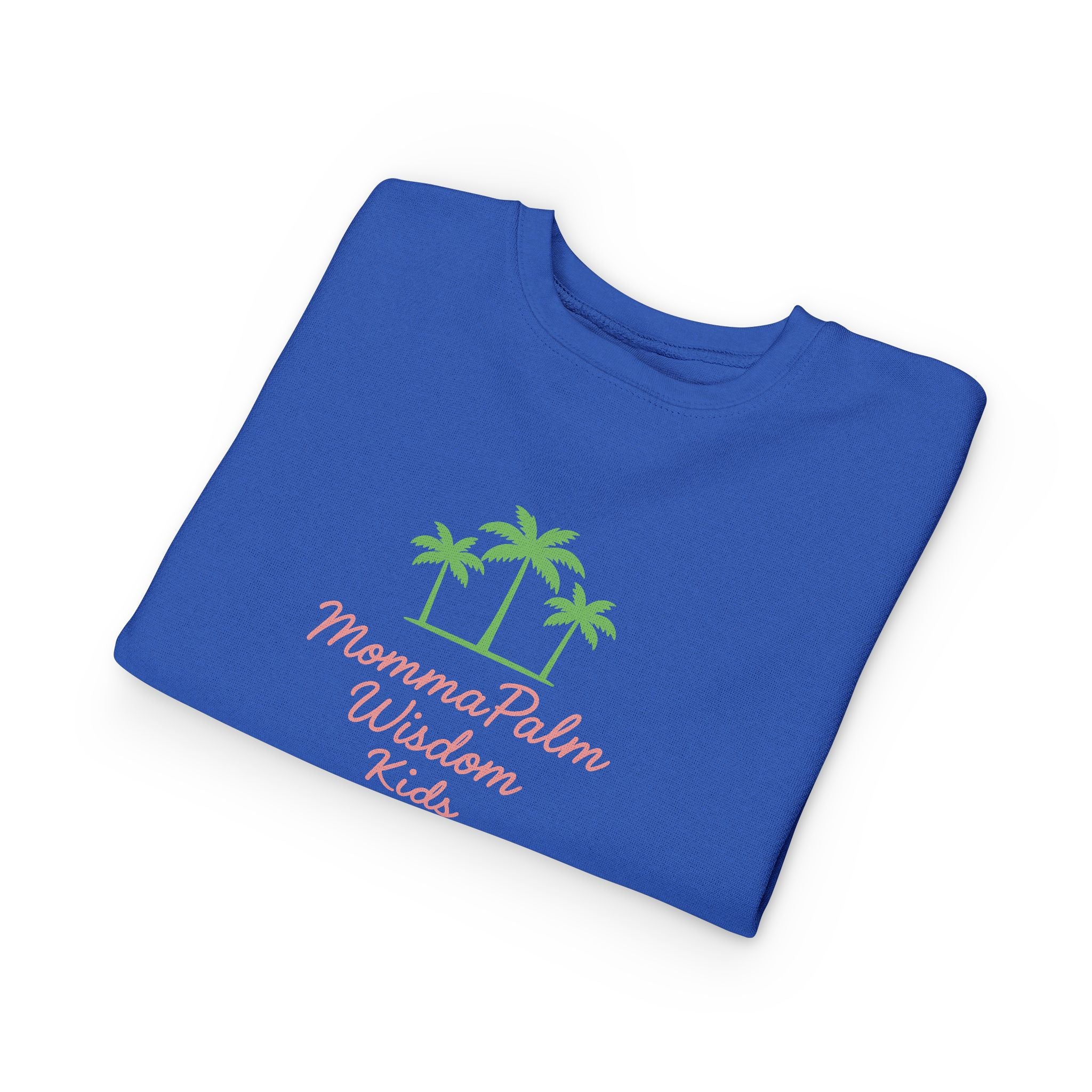 Toddler Sweatshirt - Momma Palm Wisdom Kids Palm Tree Crewneck