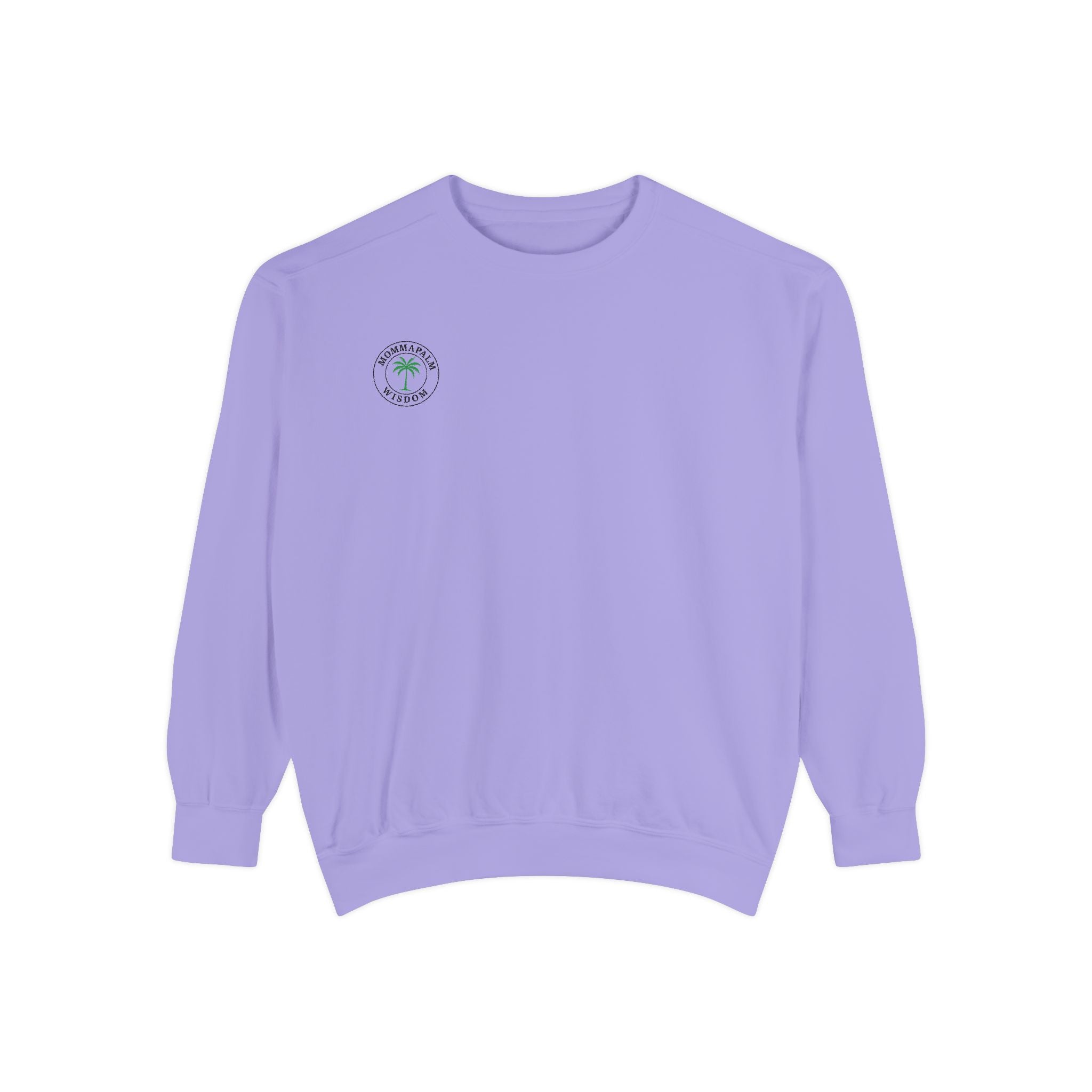 Palm Trio Sweatshirt — Tropical Palm Trees Graphic Crewneck