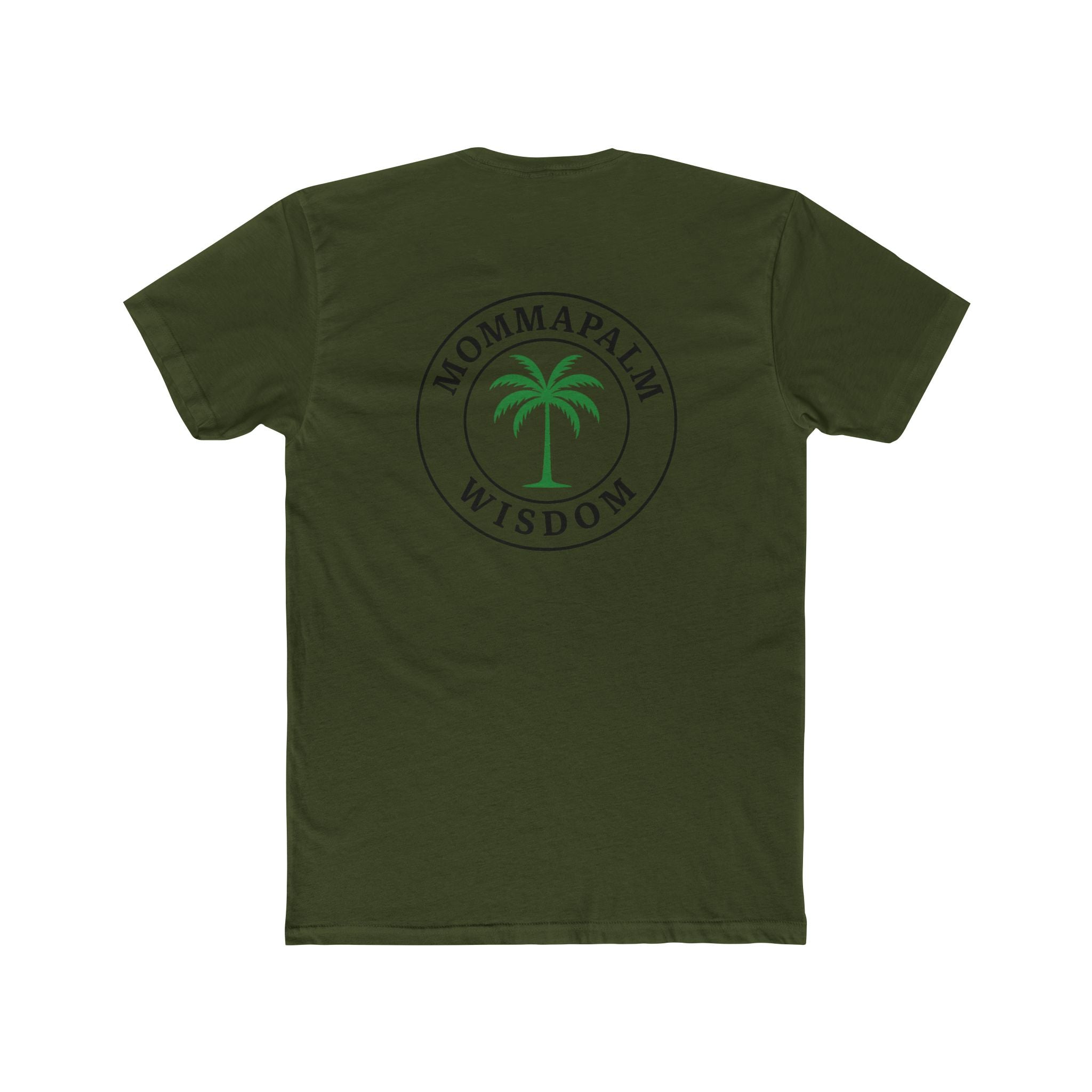 MommaPalm Wisdom T‑Shirt — Palm Tree Logo Tee