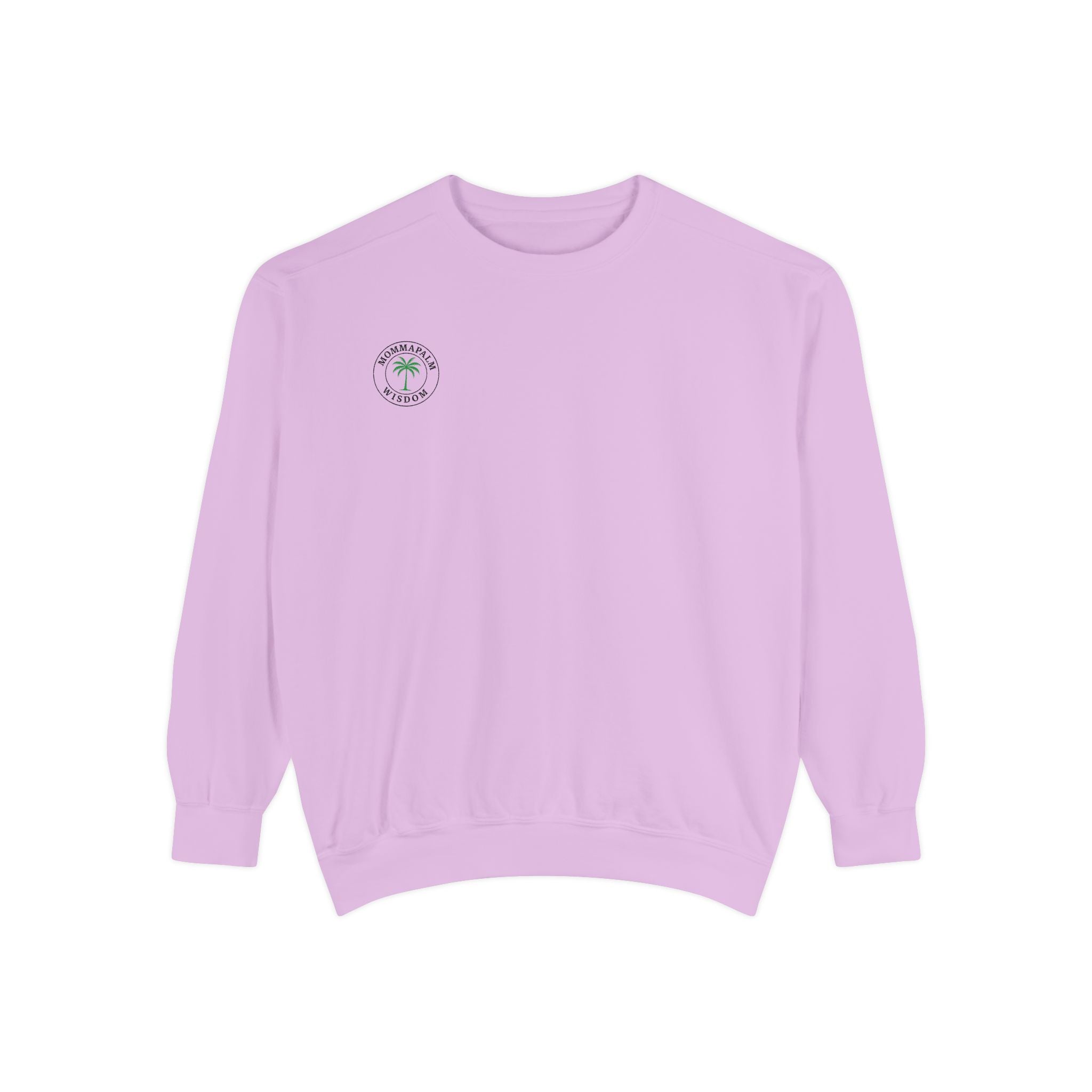 Palm Trio Sweatshirt — Tropical Palm Trees Graphic Crewneck