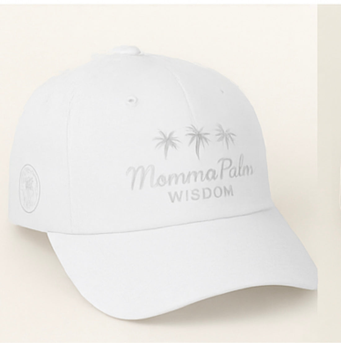 MommaPalm Kids’ Palm Logo Hat (Ages 6–10) – Embroidered Classic Cap